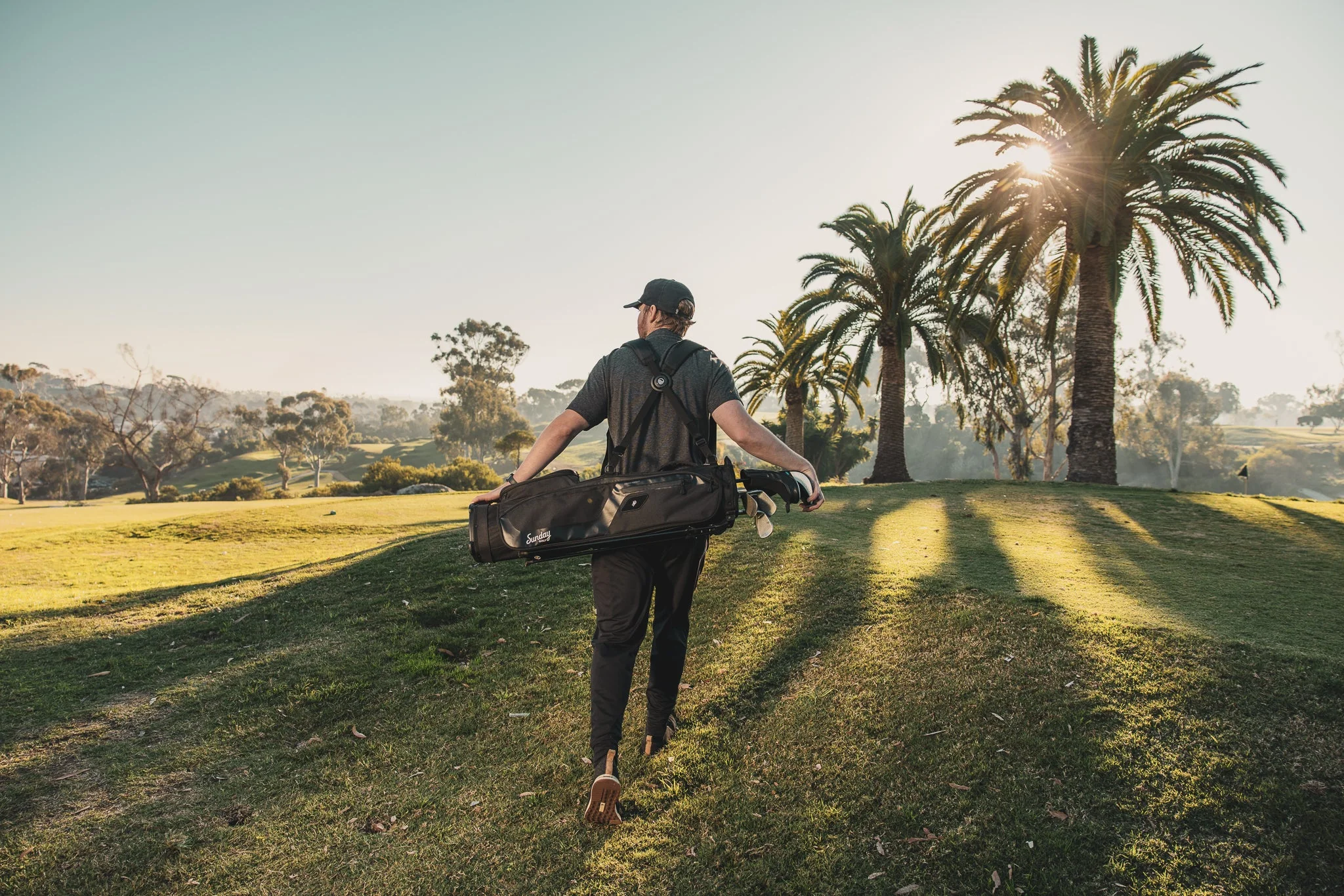 El Camino | Matte Black Walking Golf Bag - Image 7
