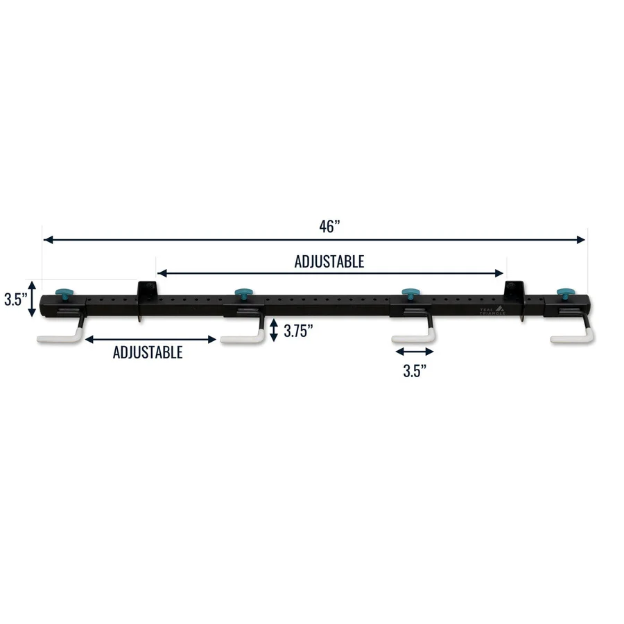 G-Golf | Adjustable Wall Storage System | Holds 300 lbs - Image 5