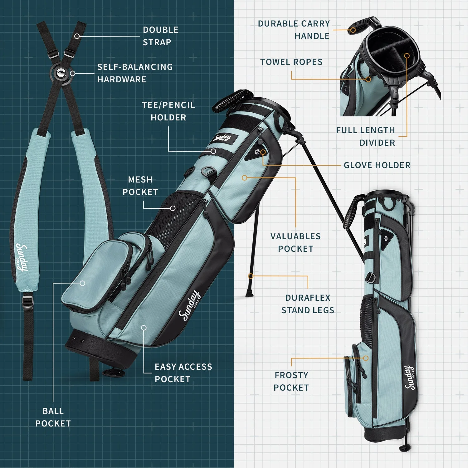 Loma XL | Seafoam Carry Bag - Image 12