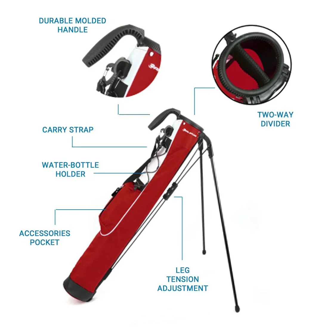Orlimar Pitch 'N Putt Lightweight Stand Carry Bag - Image 8