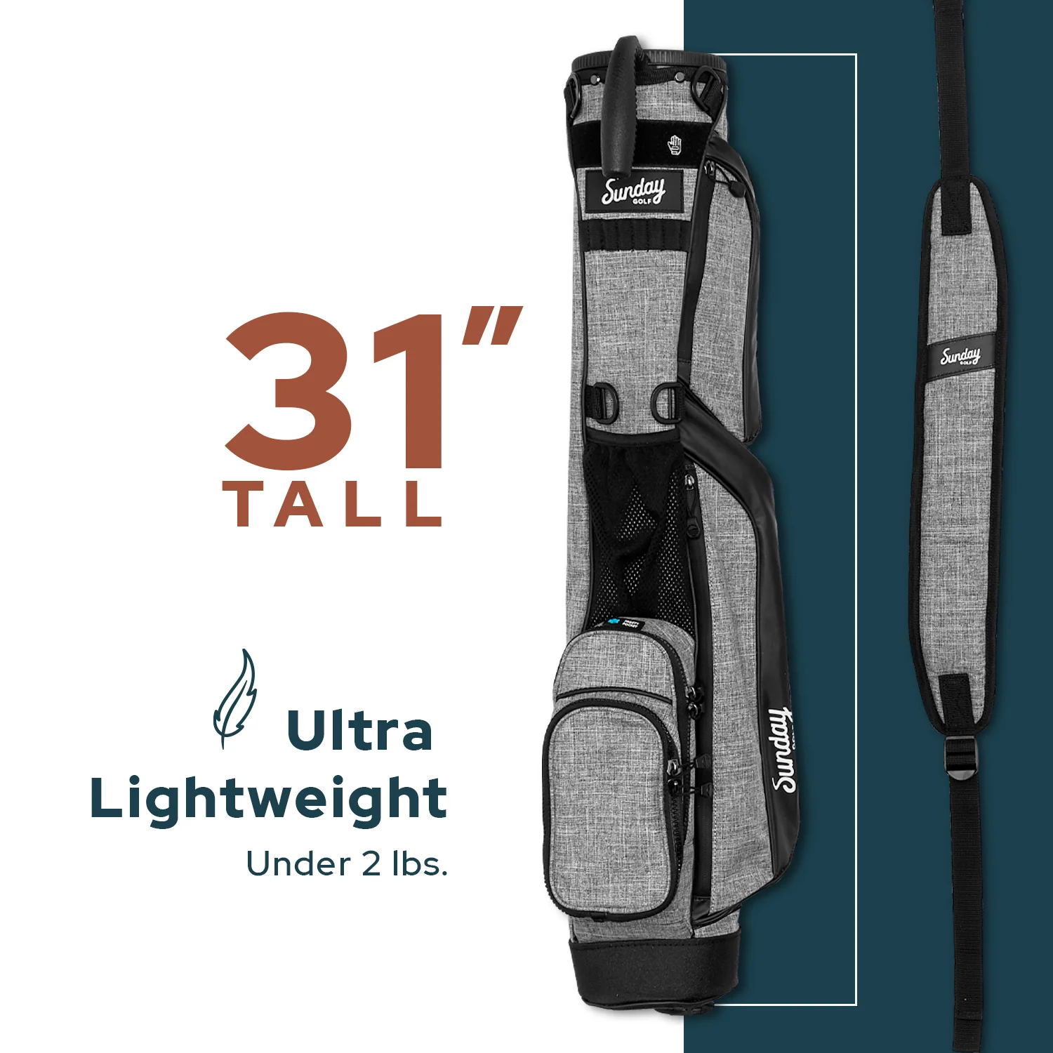 The Loma | Ron Burgundy Par 3 Bag - Image 9